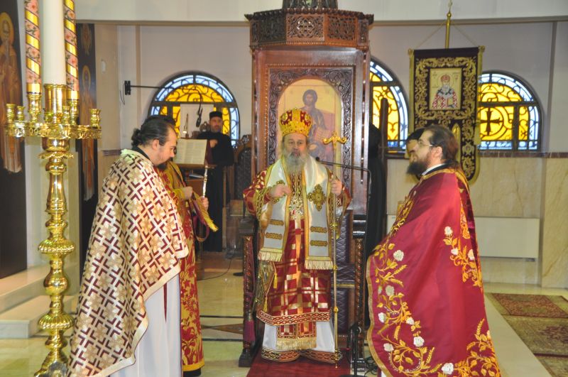 Χειροθεσία ἀναγνώστου στόν Ἱερό Ναό Ἁγίου Χρυσοστόμου Δράμας